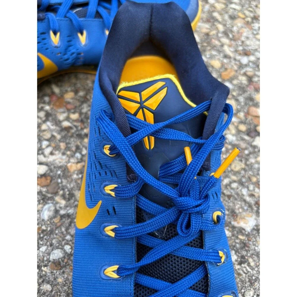 Nike Kobe 9 EM Gym Blue University Gold Mens Basketball Shoes 646701-474 US 13